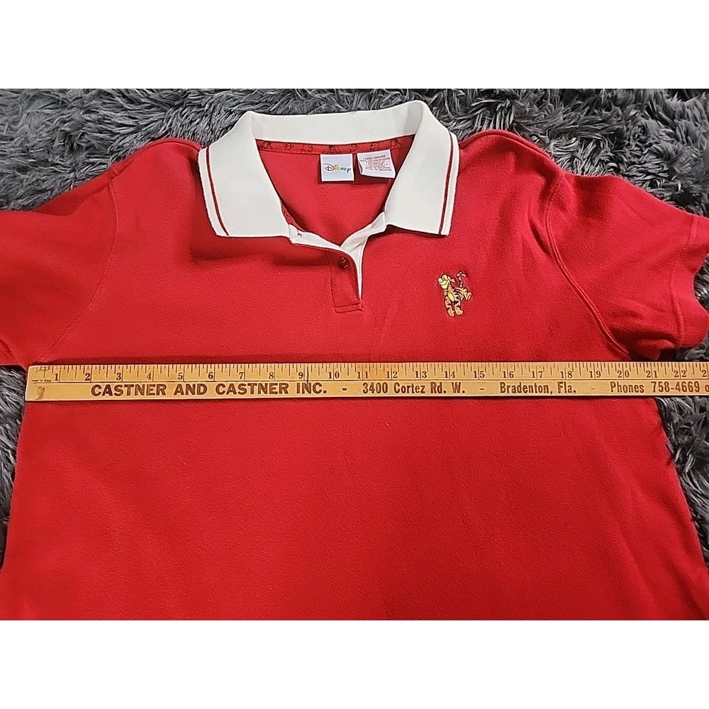 Vintage Womens Disney Embroidered Tigger Polo Lg Shirt - Picture 9 of 9